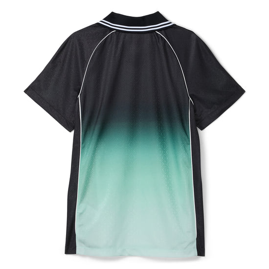Casablanca Gradient Monogram Jacquard Football Shirt (Black/Green)