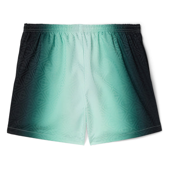 Casablanca Gradient Monogram Jacquard Swim Shorts (Black)