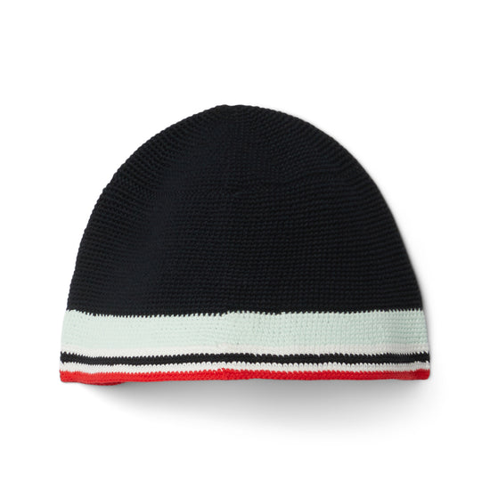 Casablanca Stripe Crochet Hat (Black)