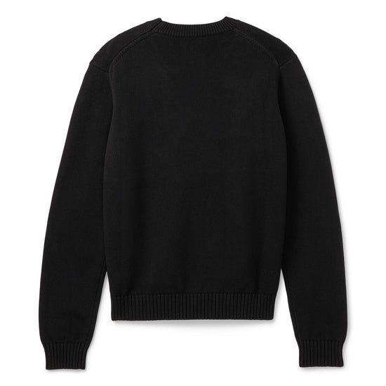 Casablanca Embroidered Mushroom Sweater (Black)