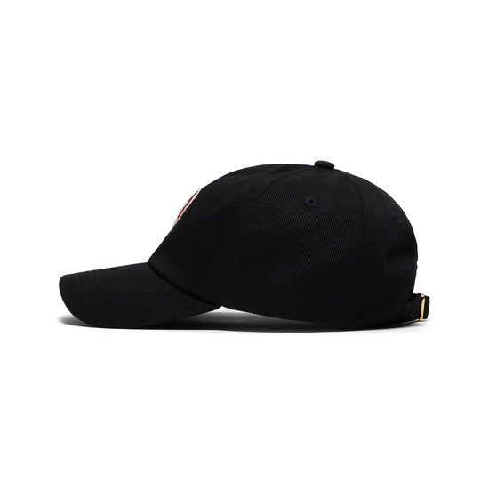 Casablanca Logo Round Embroidered Patch Cap (Black)