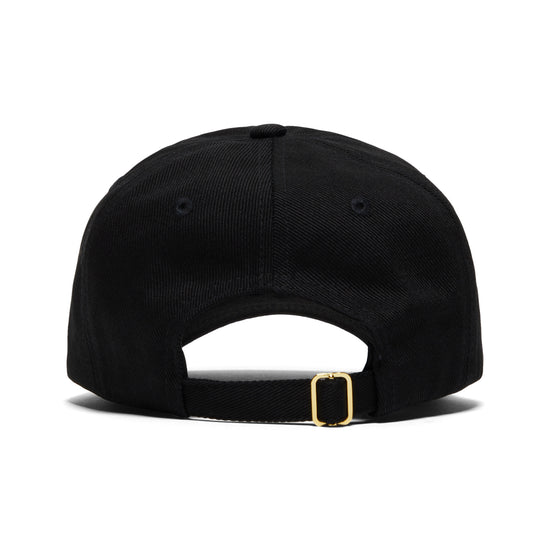 Casablanca Logo Round Embroidered Patch Cap (Black)