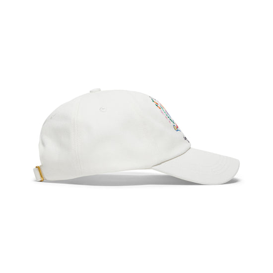 Casablanca Casa Way Mountain Embroidered Cap (White)