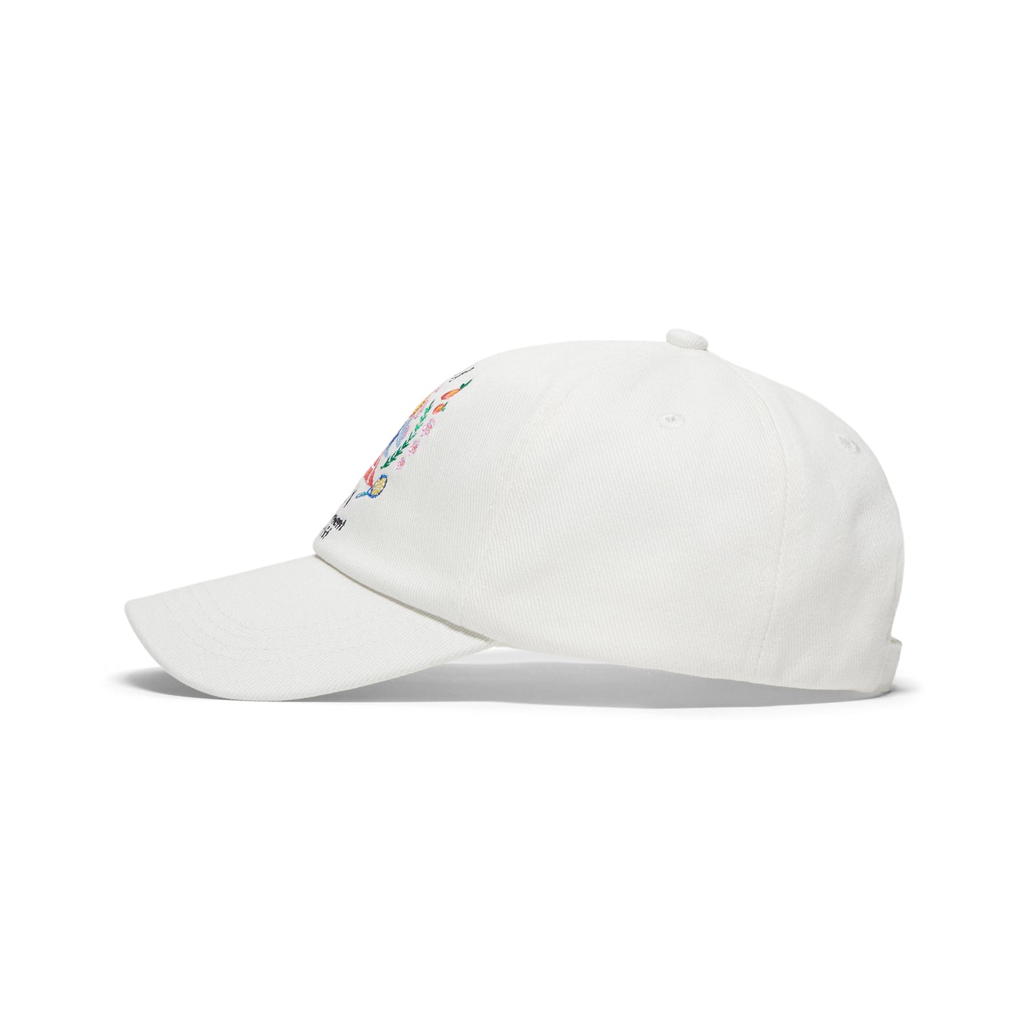 Casablanca Casa Way Mountain Embroidered Cap (White)