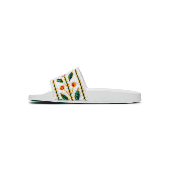 Casablanca Laurel Terry Slider (White)