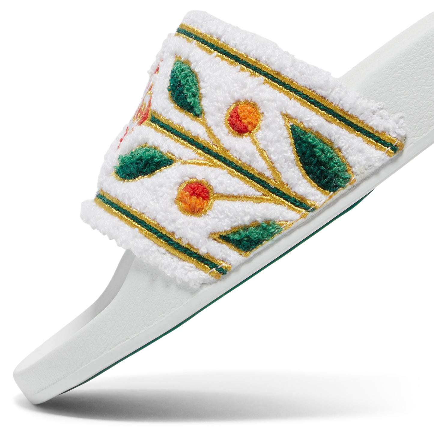 Casablanca Laurel Terry Slider (White)