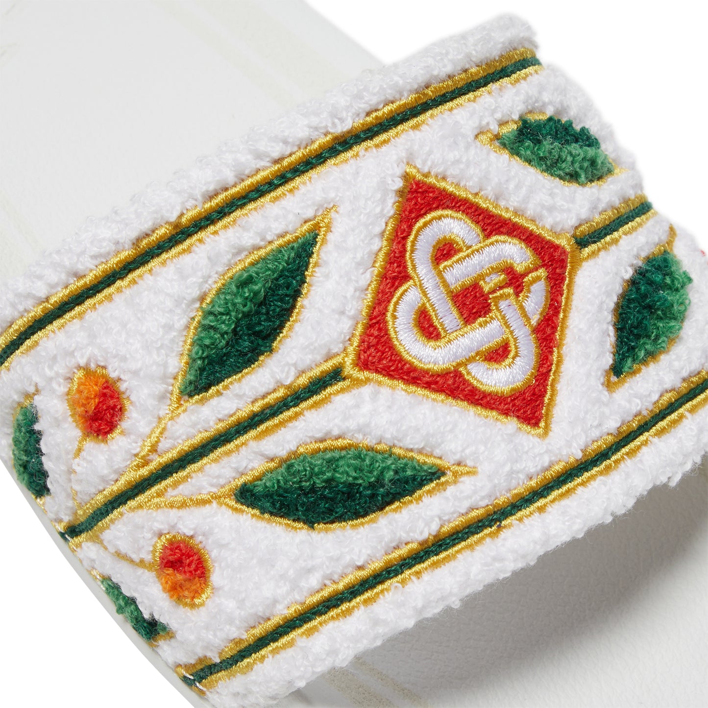 Casablanca Laurel Terry Slider (White)