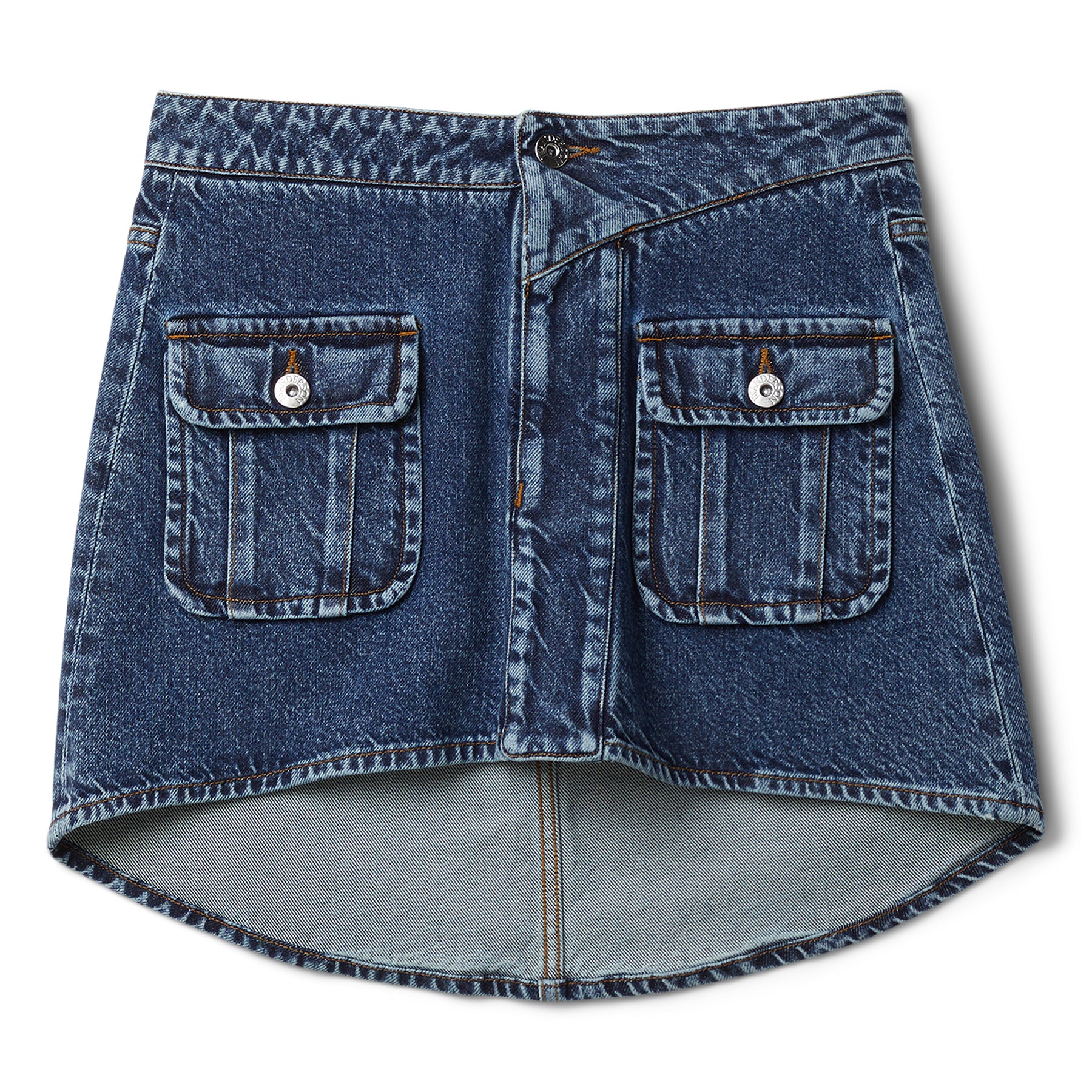 ミニスカート JW ANDERSON Women Mini Skirts DK0026 PG1619172 Blue JW Anderson Patch Pocket Mini Skirt (Mid Blue) – CNCPTS