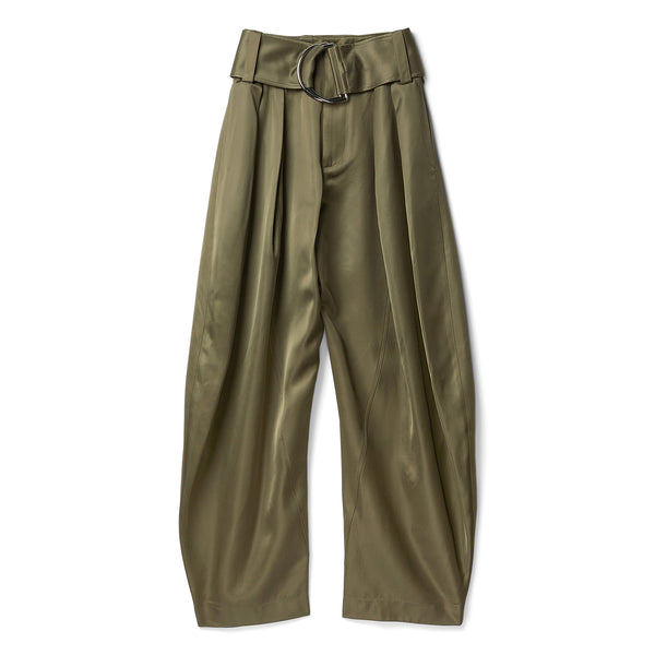 JW Anderson Pleated D Ring Trousers (Khaki) – CNCPTS