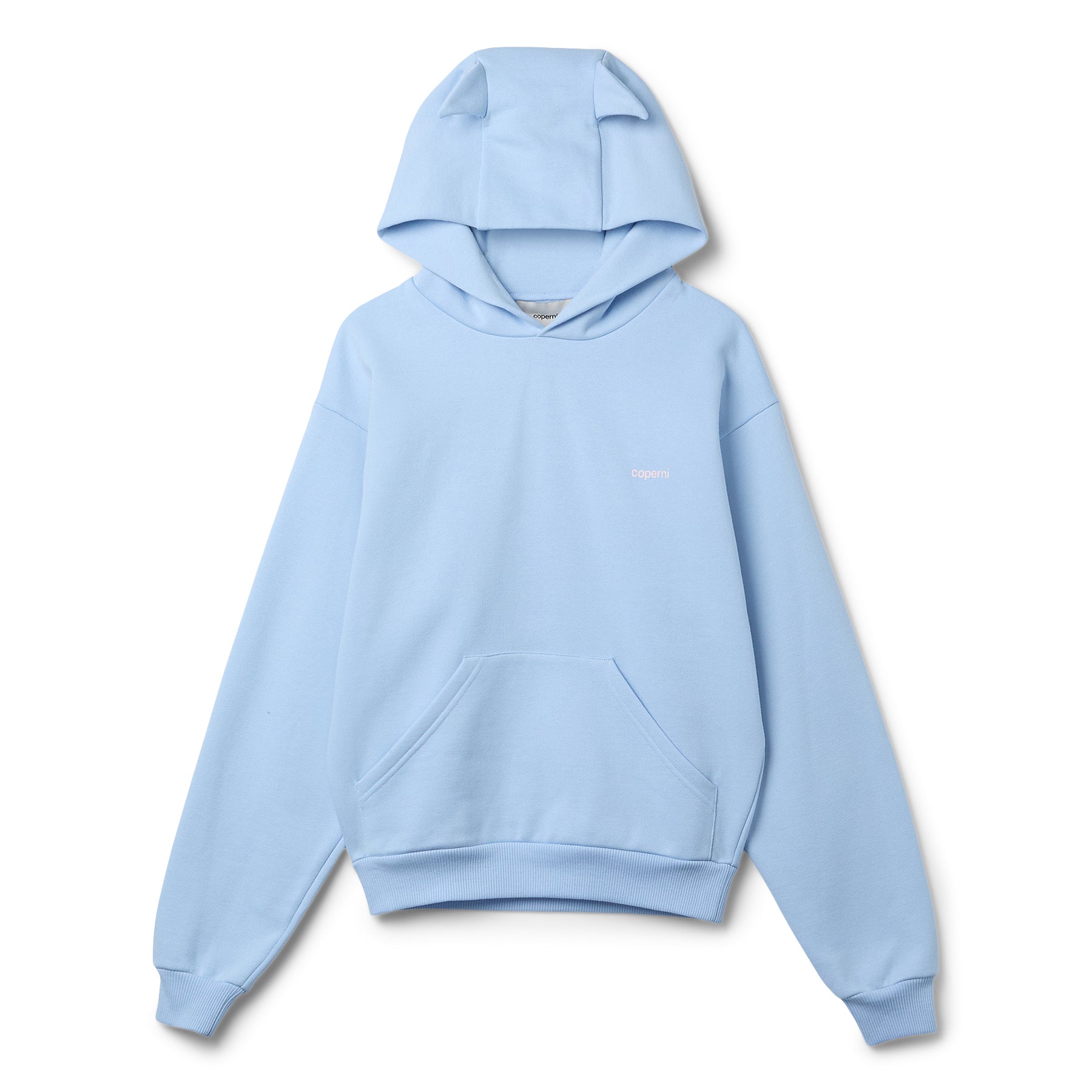 COPERNI Horn Hoodie (Blue/Pink Print)