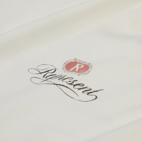 REPRESENT Grand Vintage Hand Drawn T-Shirt (Aged White)