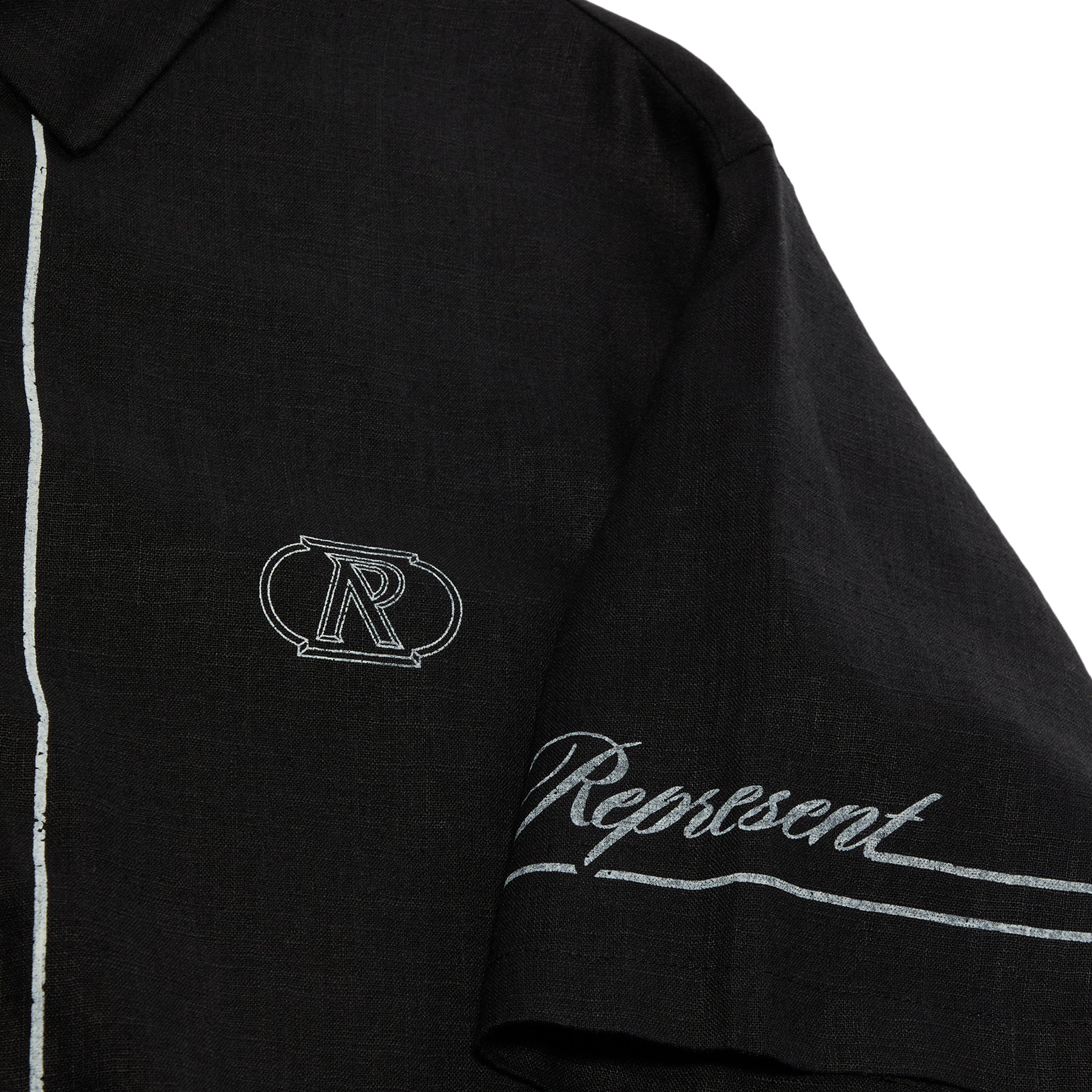 REPRESENT Border Shirt (Jet black)