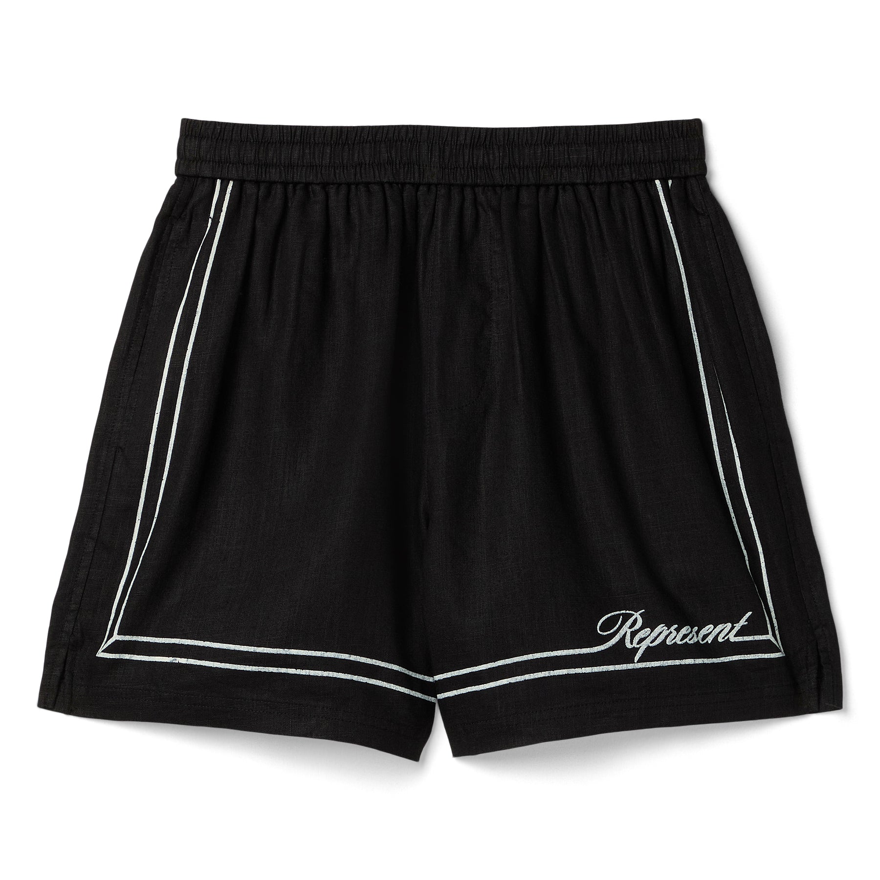 REPRESENT Border Short (Jet black)
