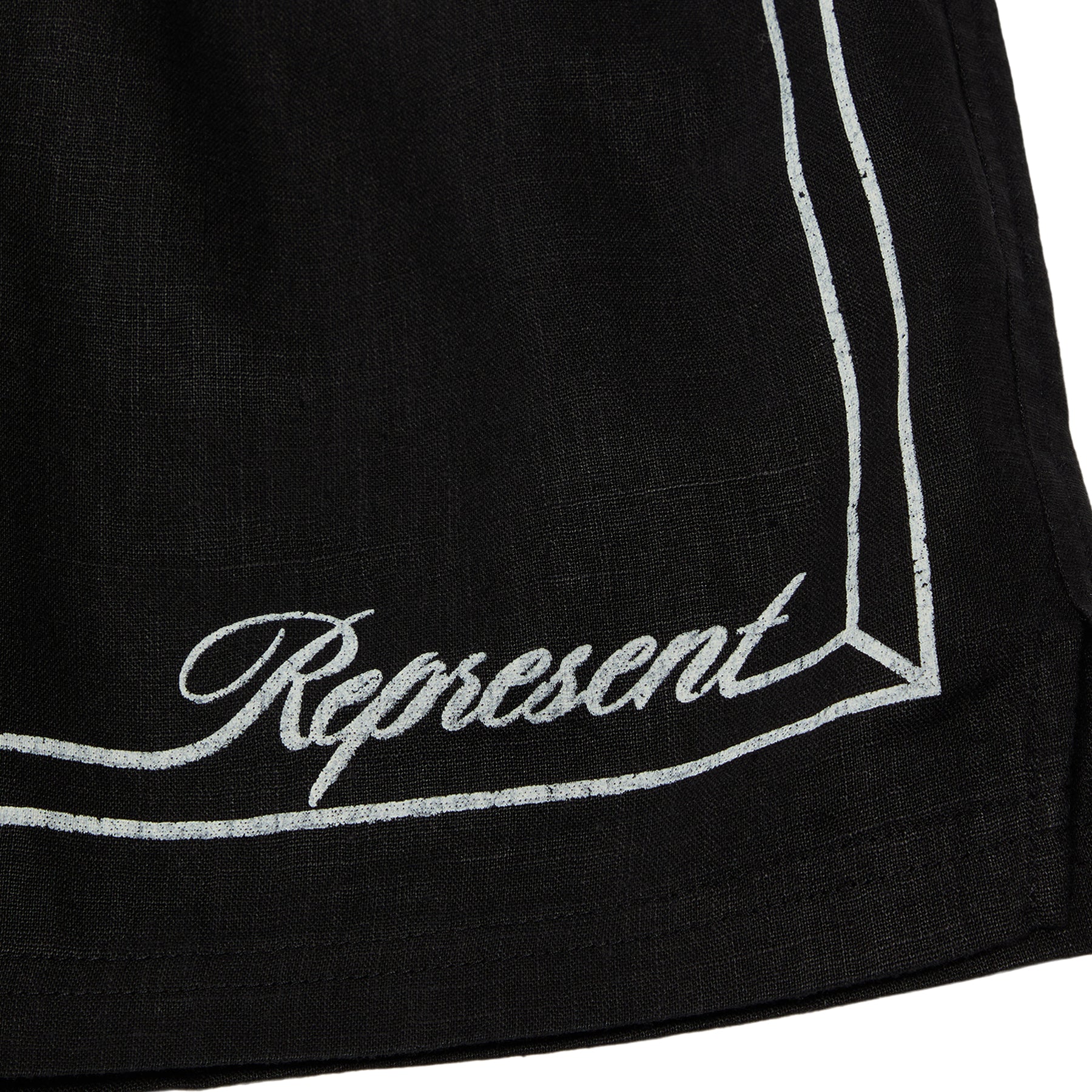 REPRESENT Border Short (Jet black)