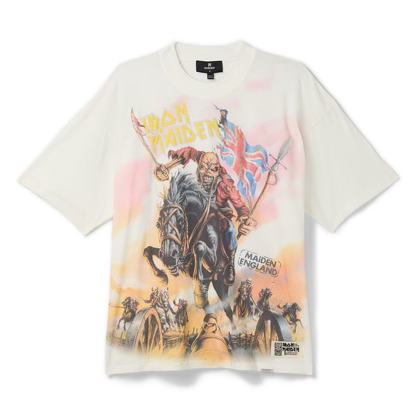 REPRESENT x Iron Maiden Steed T-Shirt (Flat white) – CNCPTS