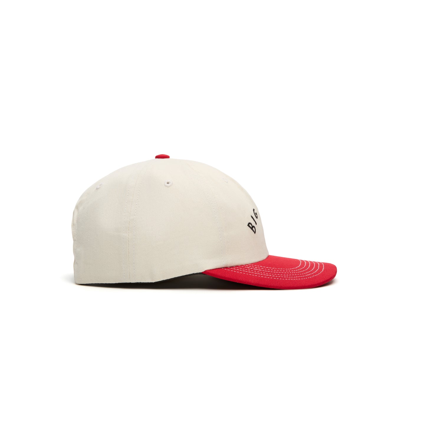 by Parra Big News 6 Panel Hat (Dark red)