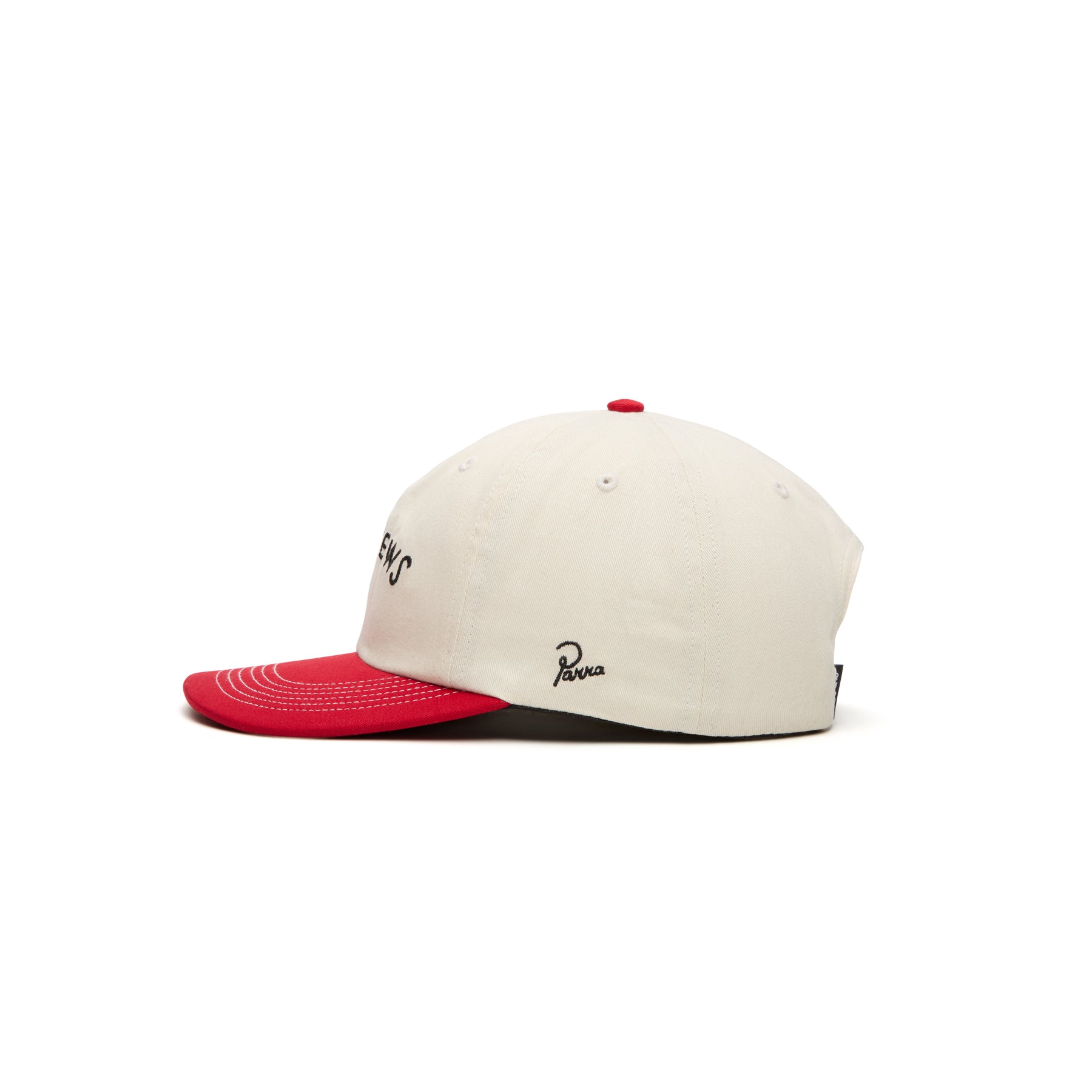 by Parra Big News 6 Panel Hat (Dark red)