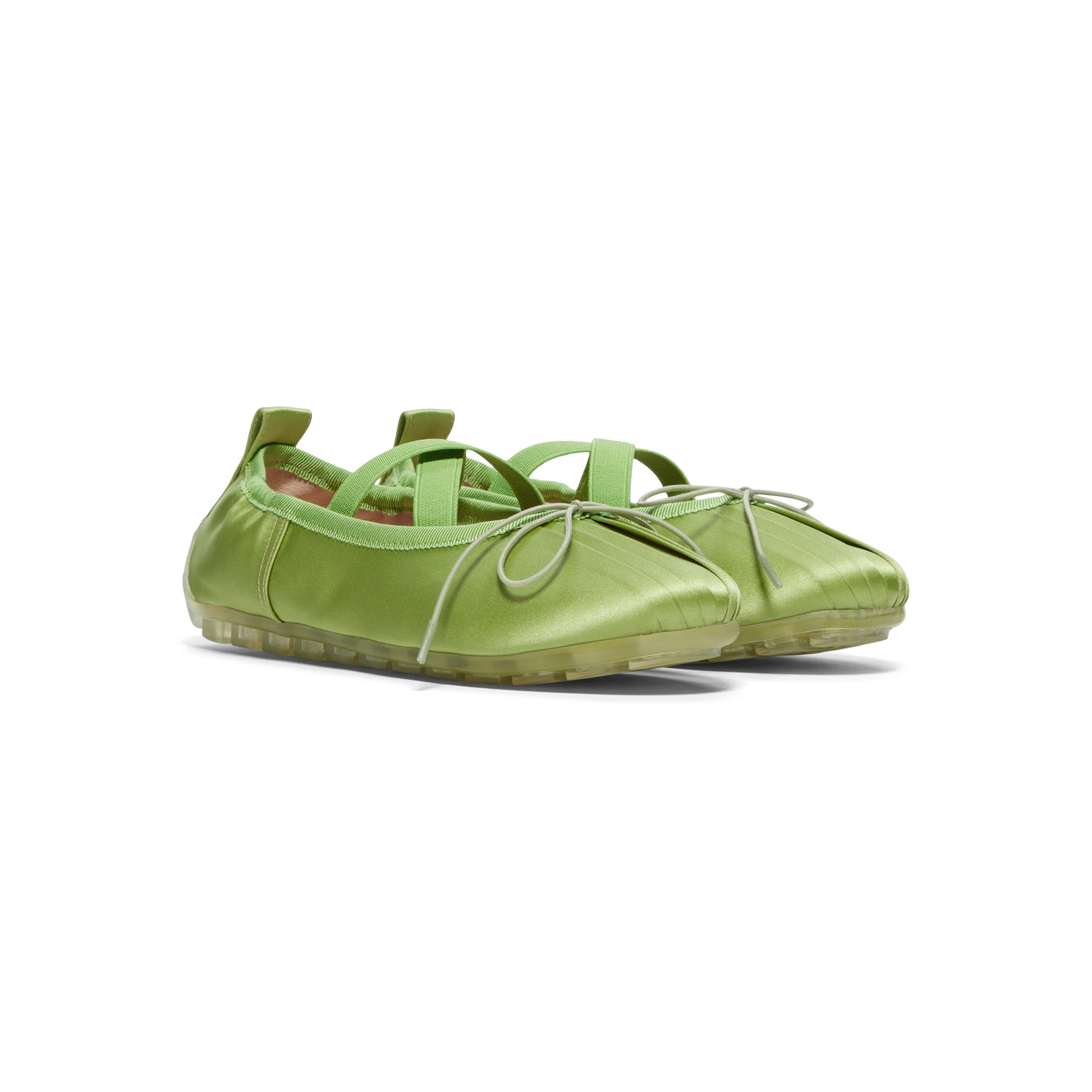 Simone Rocha Ballerina Grip Flats (Matcha)