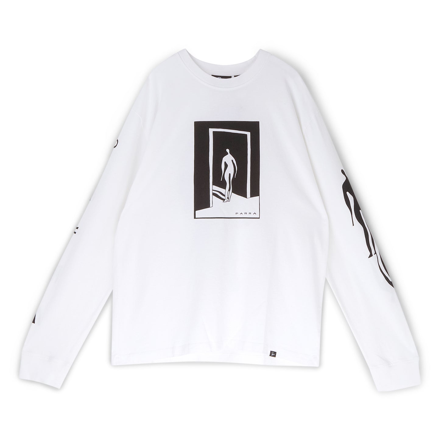 by Parra The Hotel Long Sleeve T-Shirt (White)