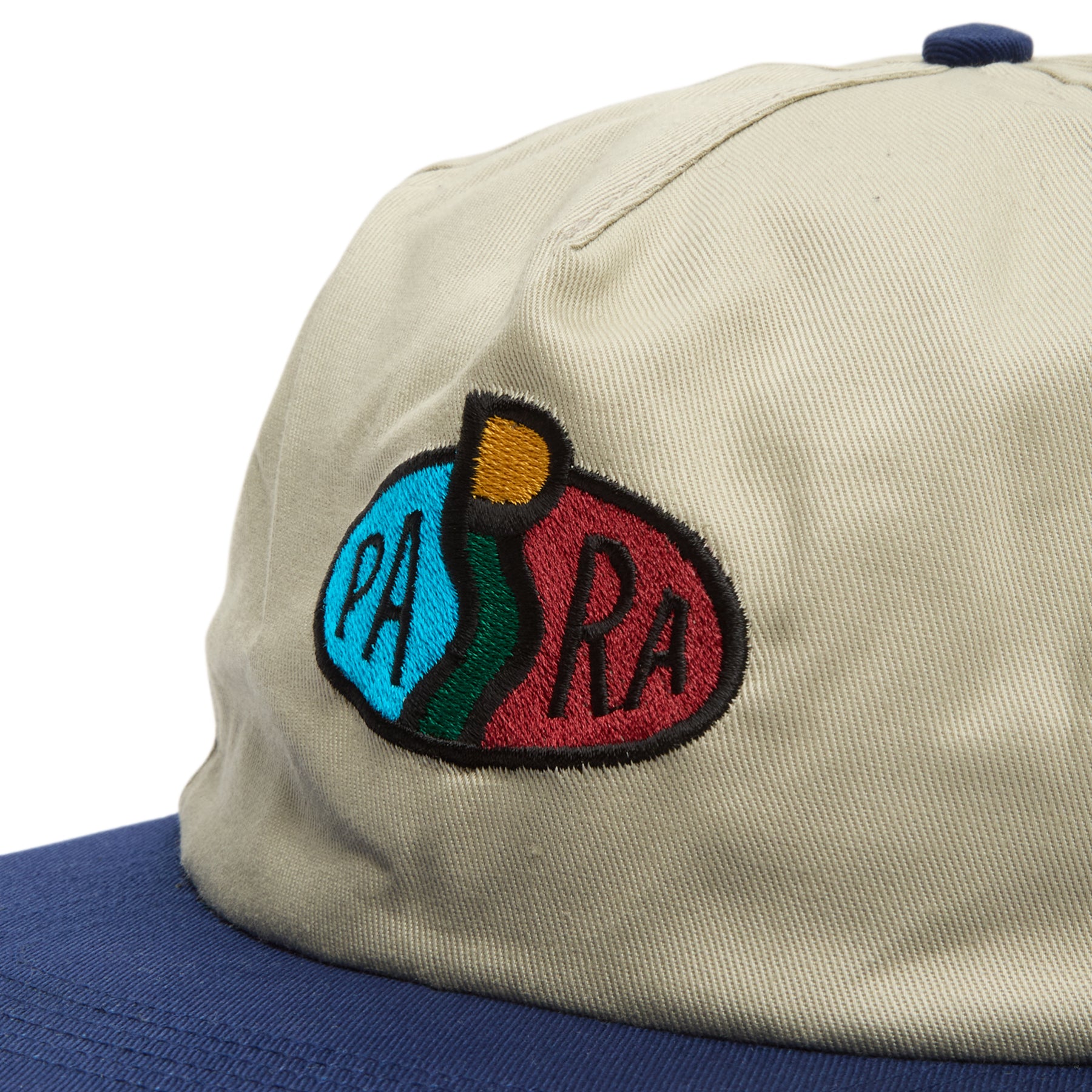 by Parra Legs Logo 5 Panel Hat (Off White)