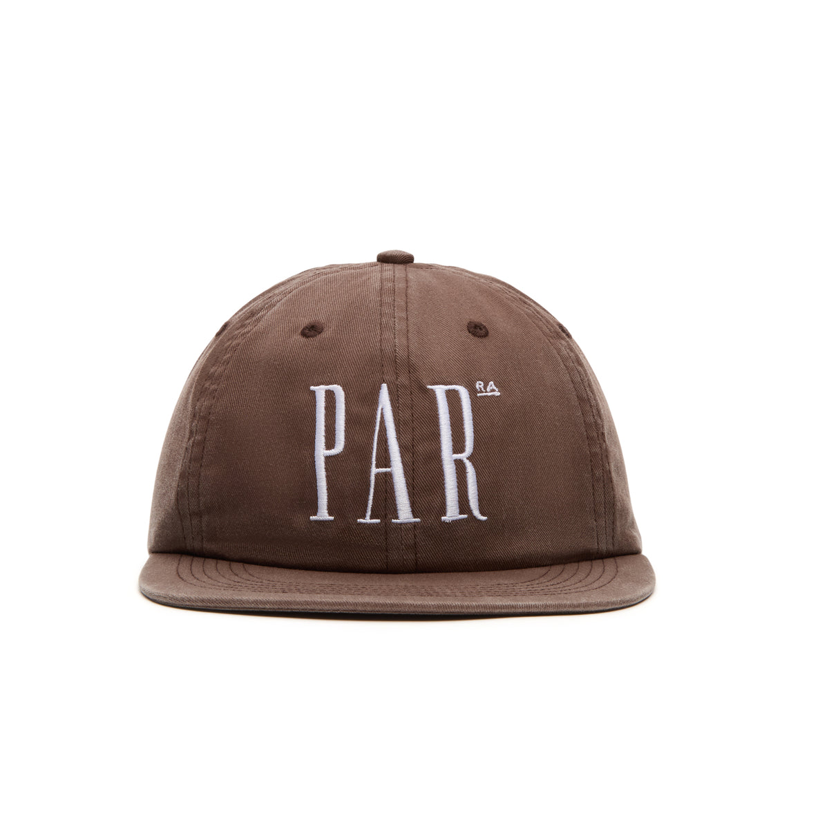 by Parra Store Logo 6 Panel Hat (Brown)