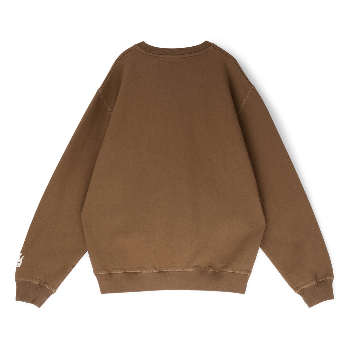 by Parra Weird Trad Logo Crew Neck Sweatshirt (Brown)