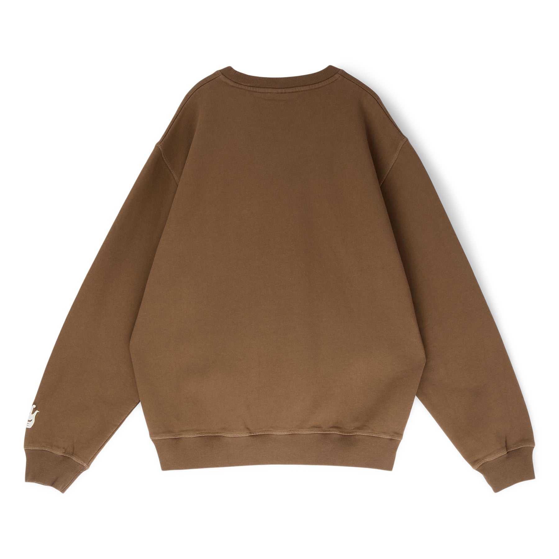 by Parra Weird Trad Logo Crew Neck Sweatshirt (Brown)