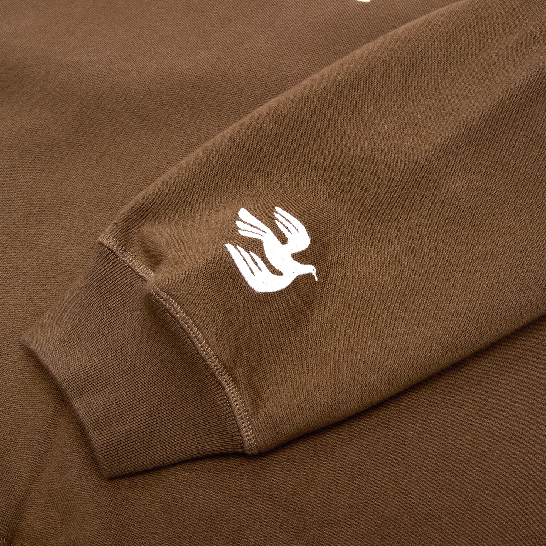 by Parra Weird Trad Logo Crew Neck Sweatshirt (Brown)