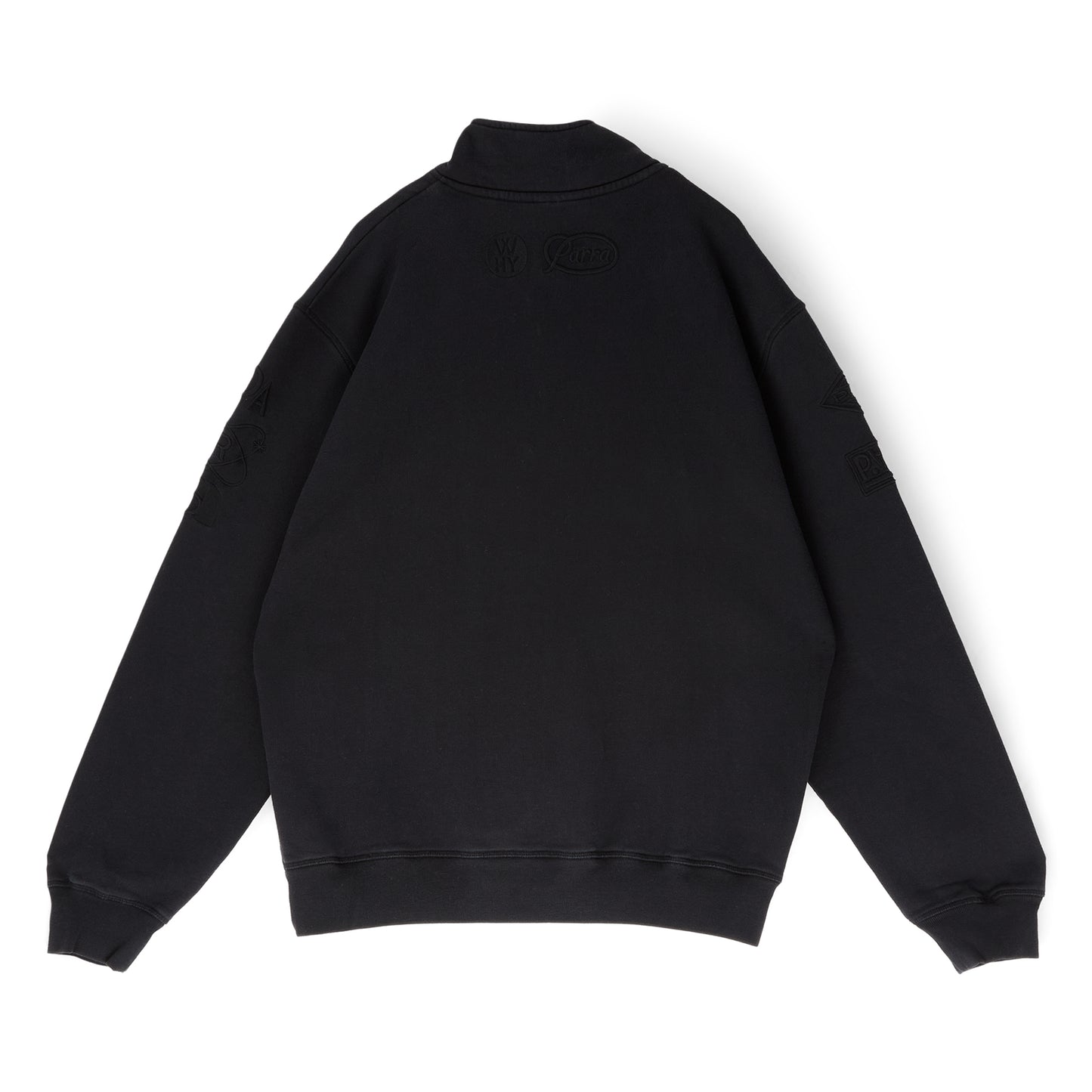 by Parra Media Training Quarter Zip Pullover (Black)