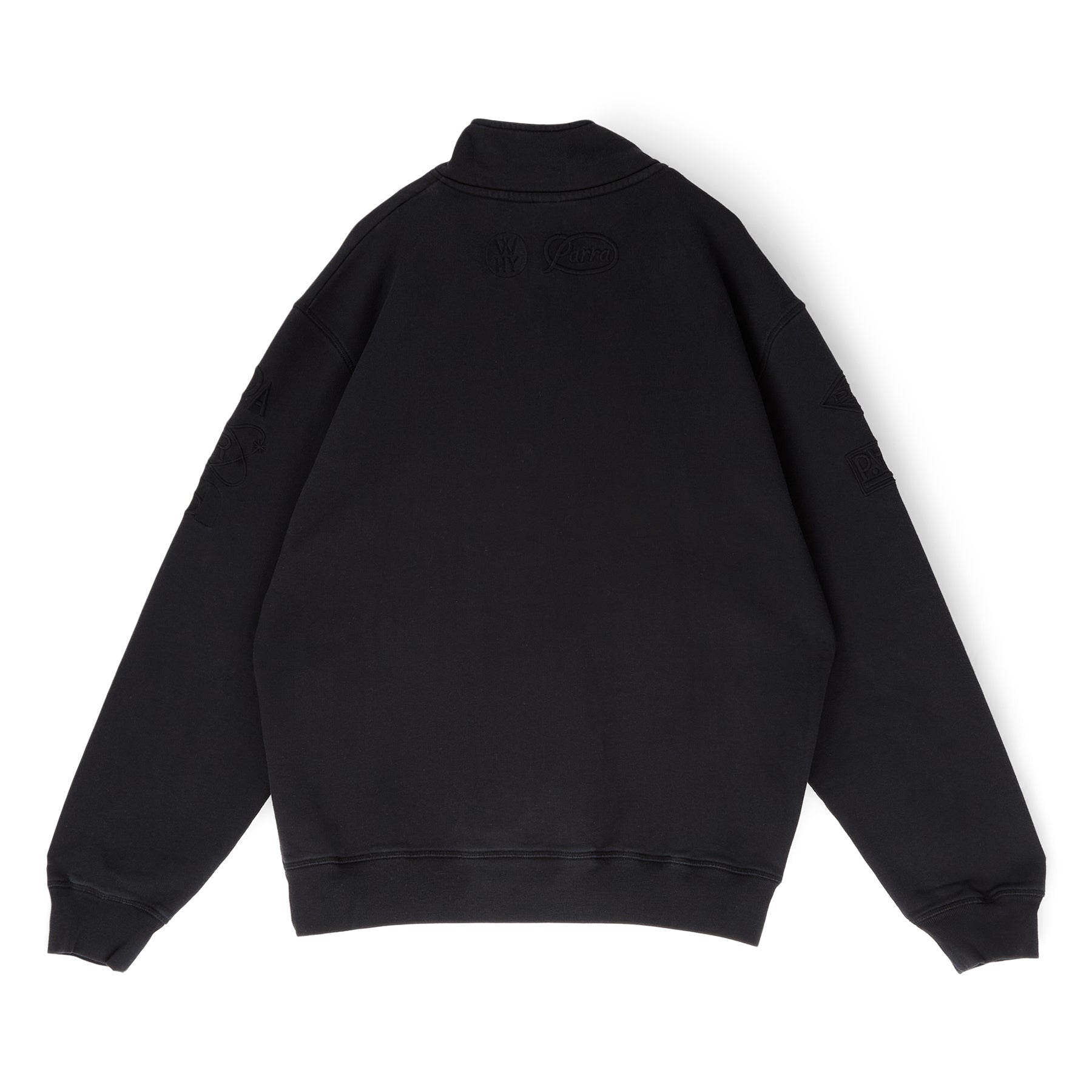 by Parra Media Training Quarter Zip Pullover (Black)