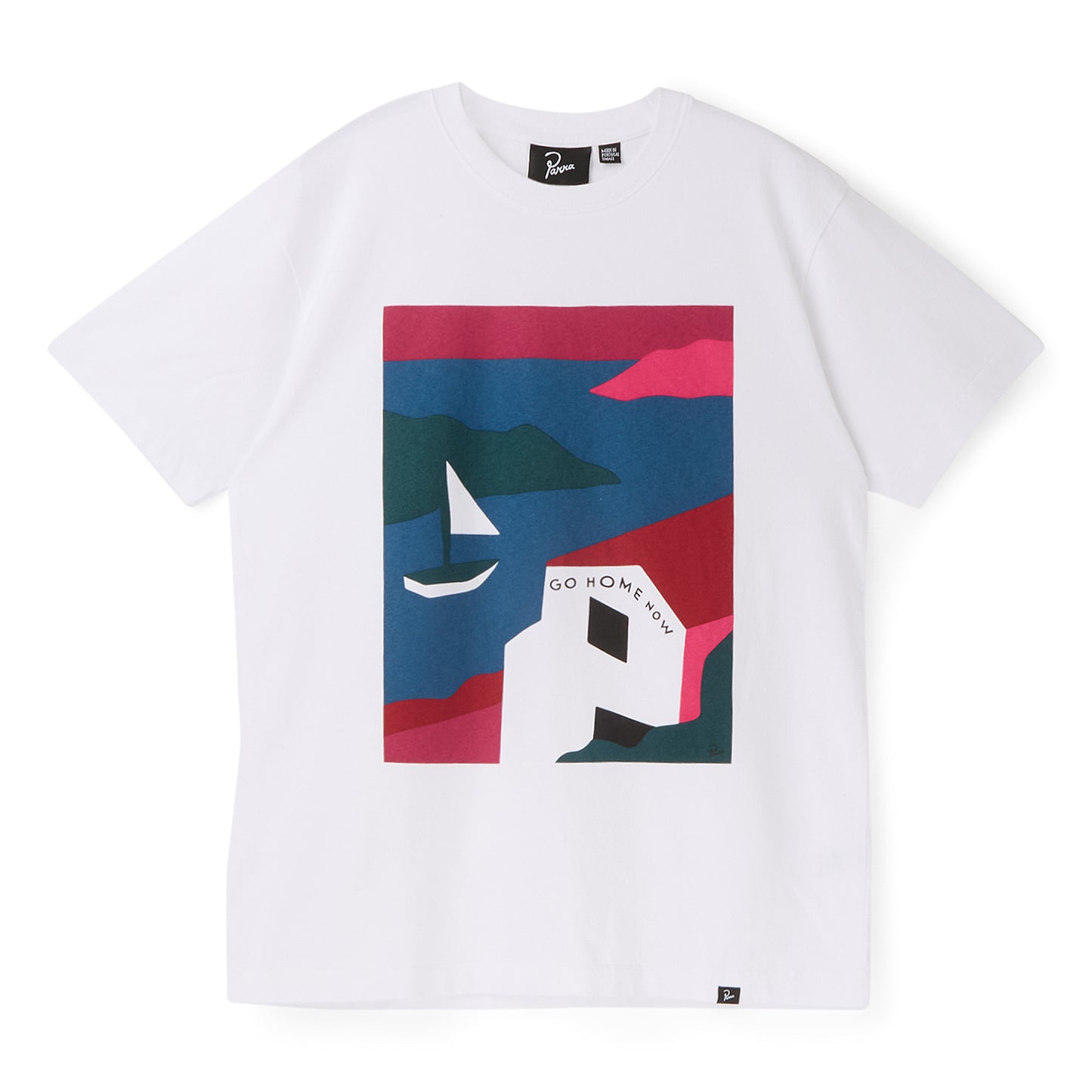 By Parra No Vacation T-Shirt (White)