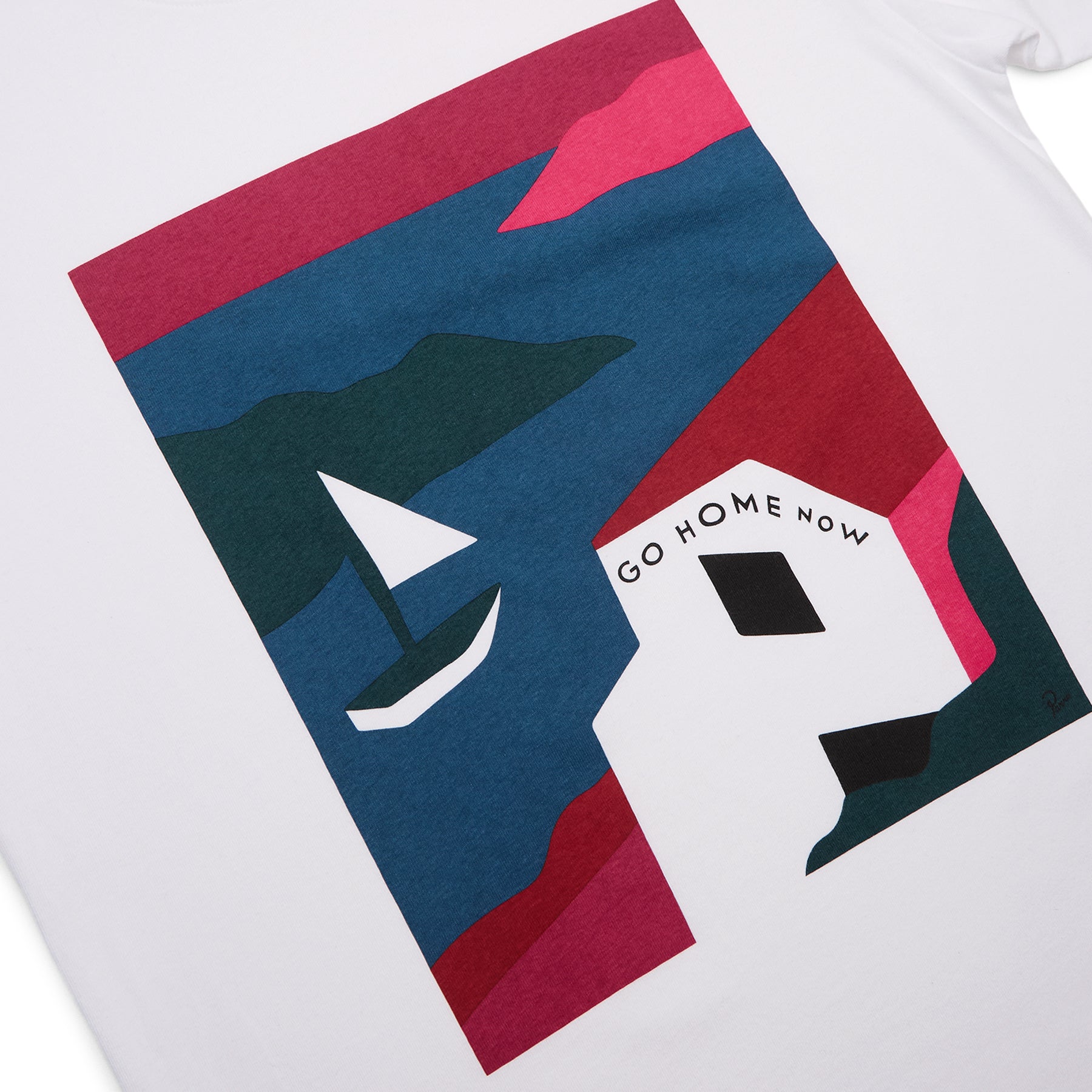 By Parra No Vacation T-Shirt (White)