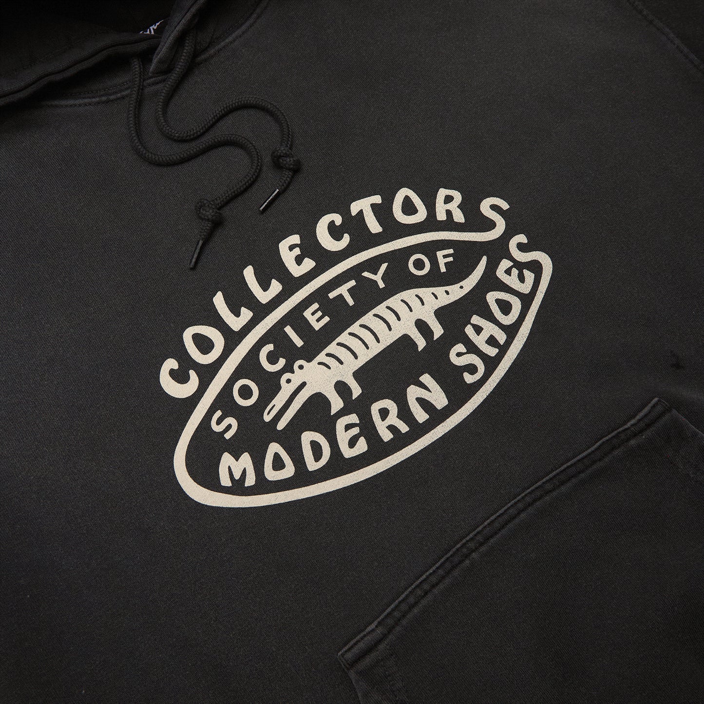 By Parra Gator Shoes Hooded Sweatshirt (Black)