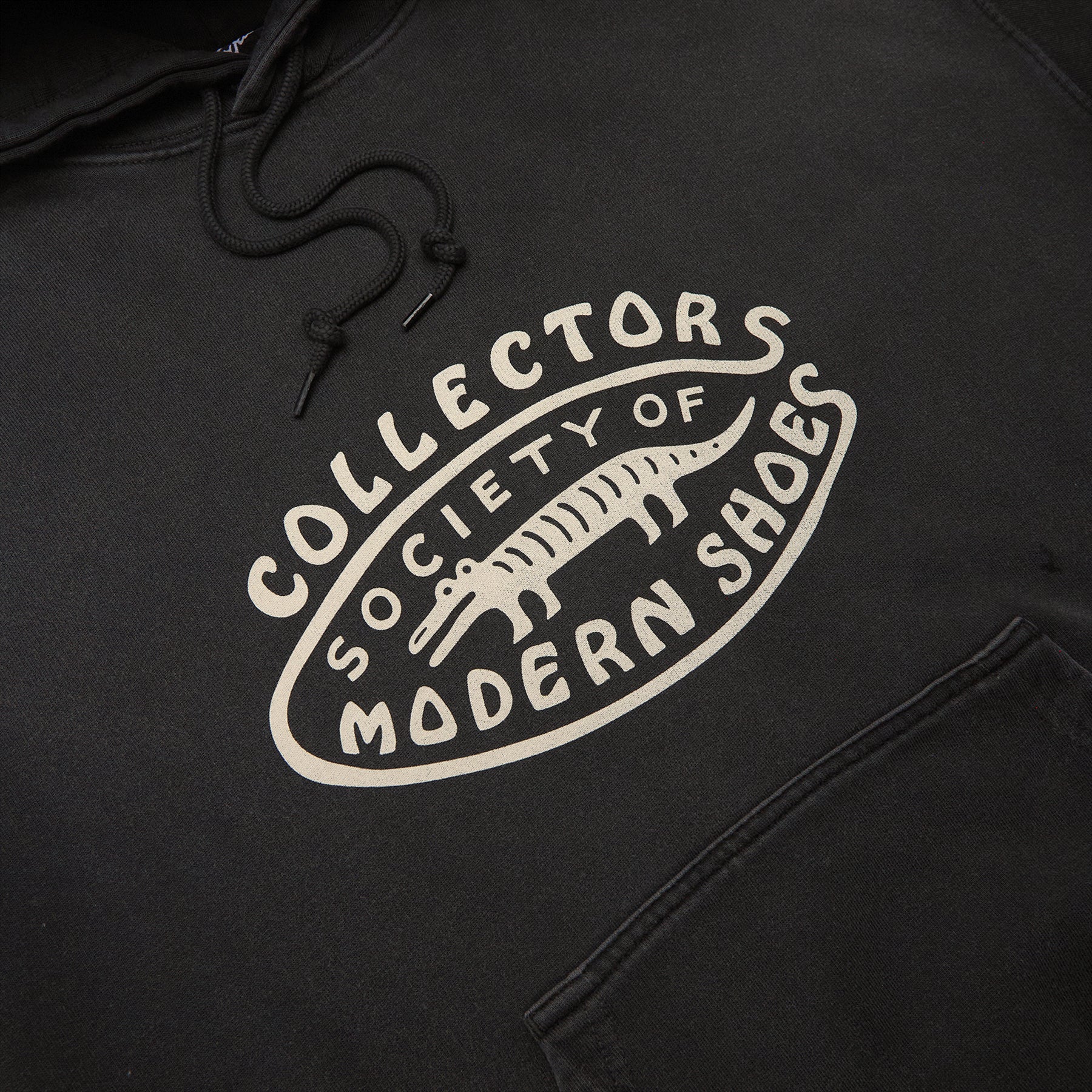 By Parra Gator Shoes Hooded Sweatshirt (Black)
