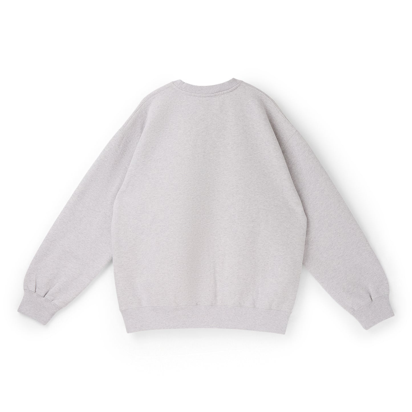By Parra Long Lost Leg Crew Neck Sweatshirt (Heather Grey)