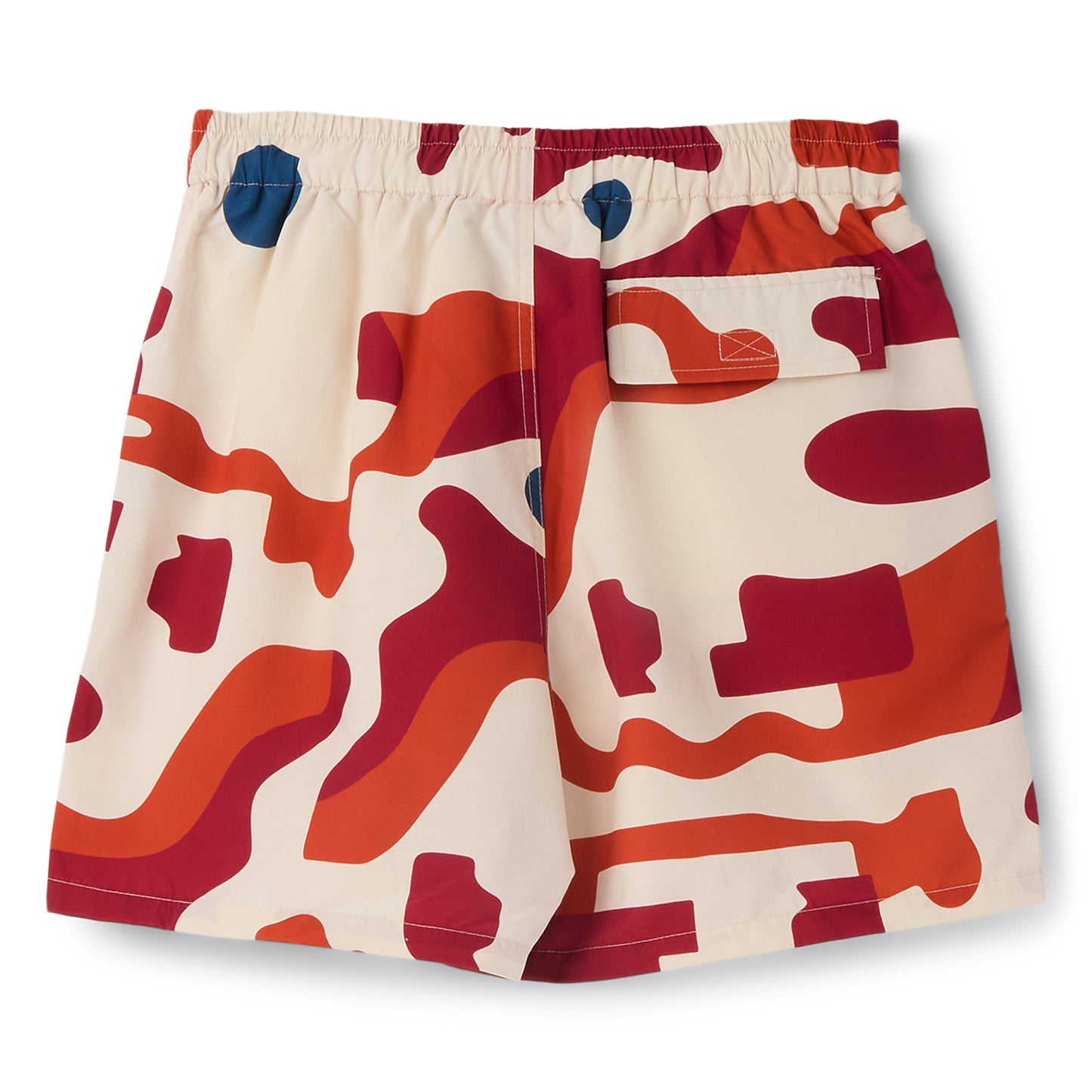 By Parra Abstract Mountain Swim Shorts (Red)