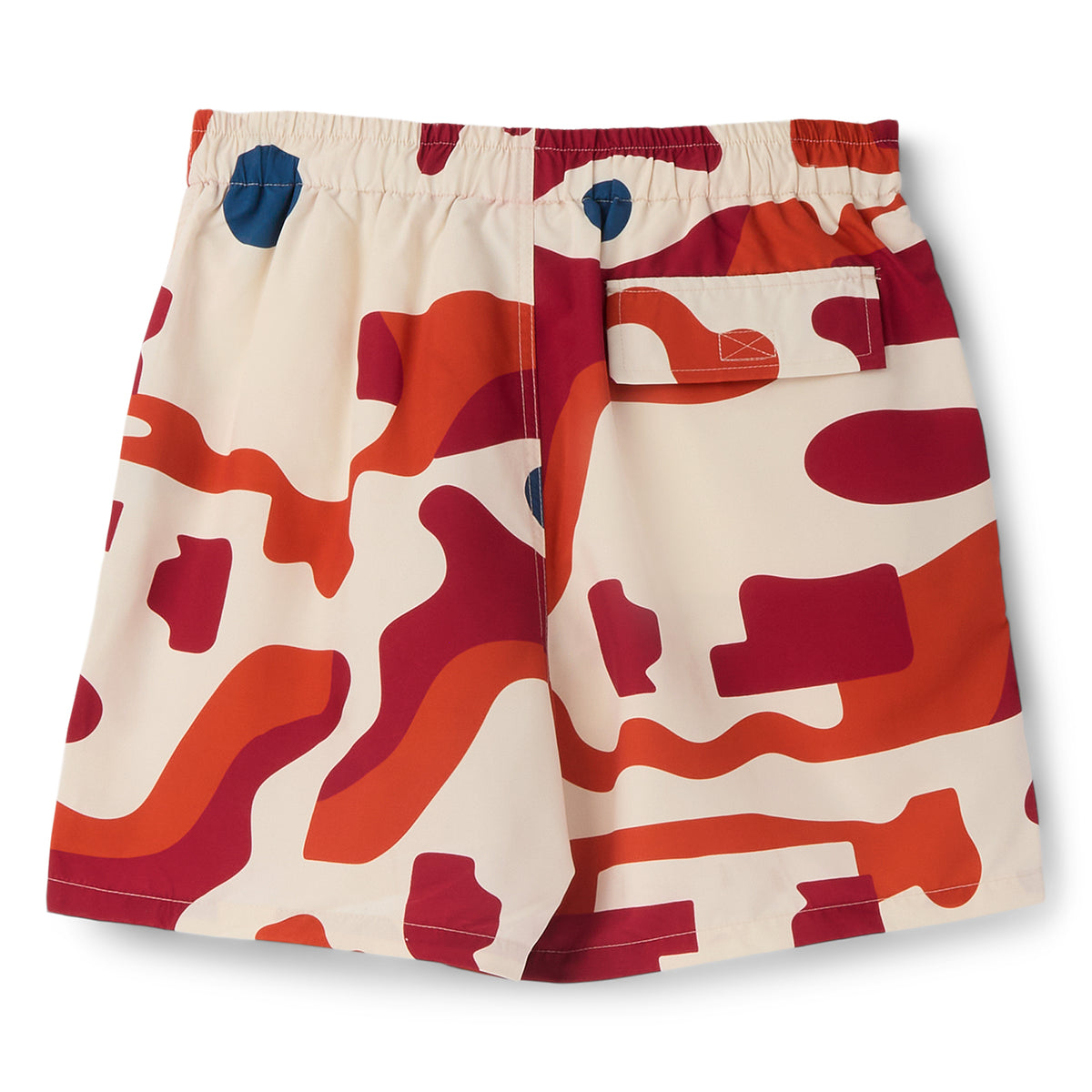 By Parra Abstract Mountain Swim Shorts (Red)