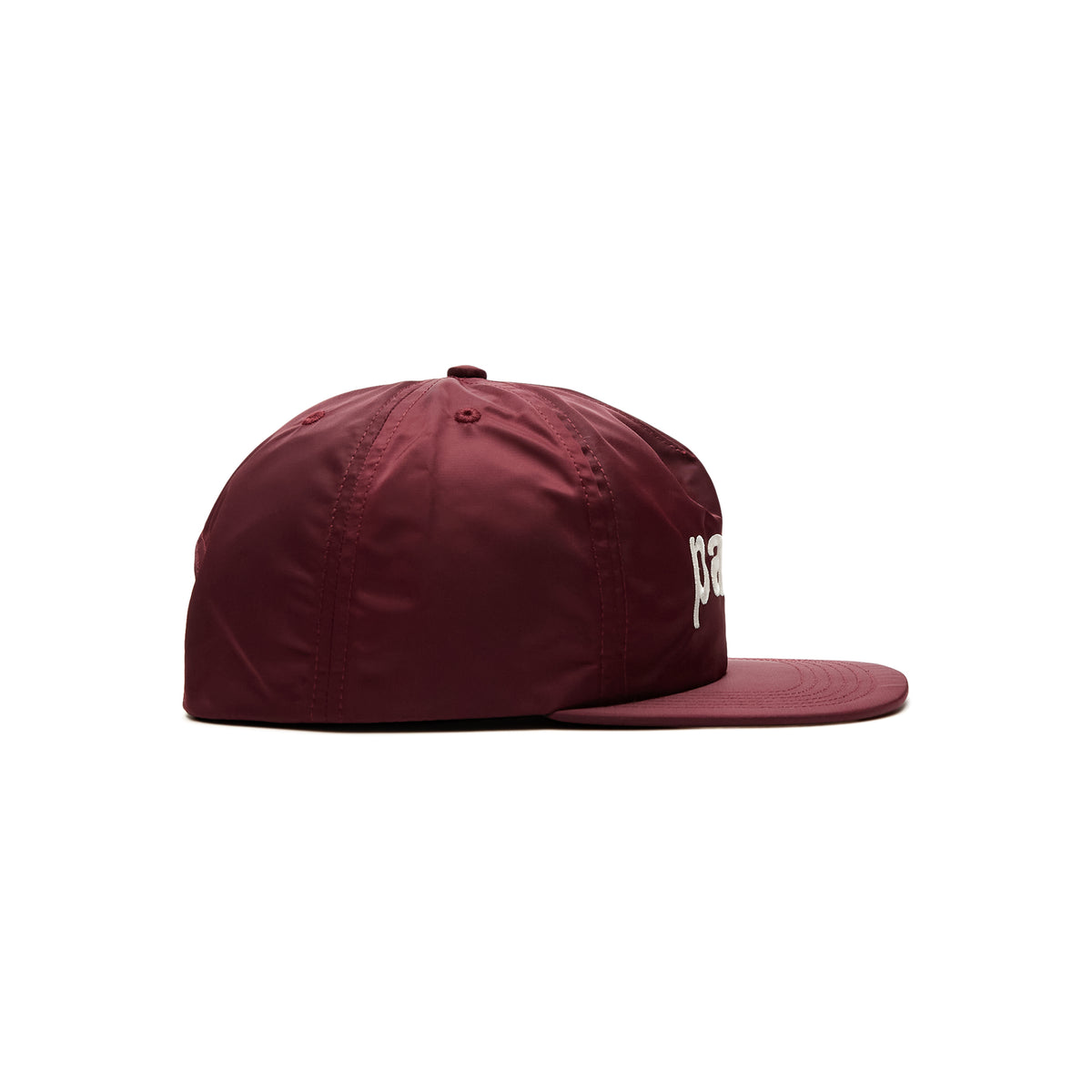 By Parra Distorted 90S Memory 6 Panel Hat (Dark Red)