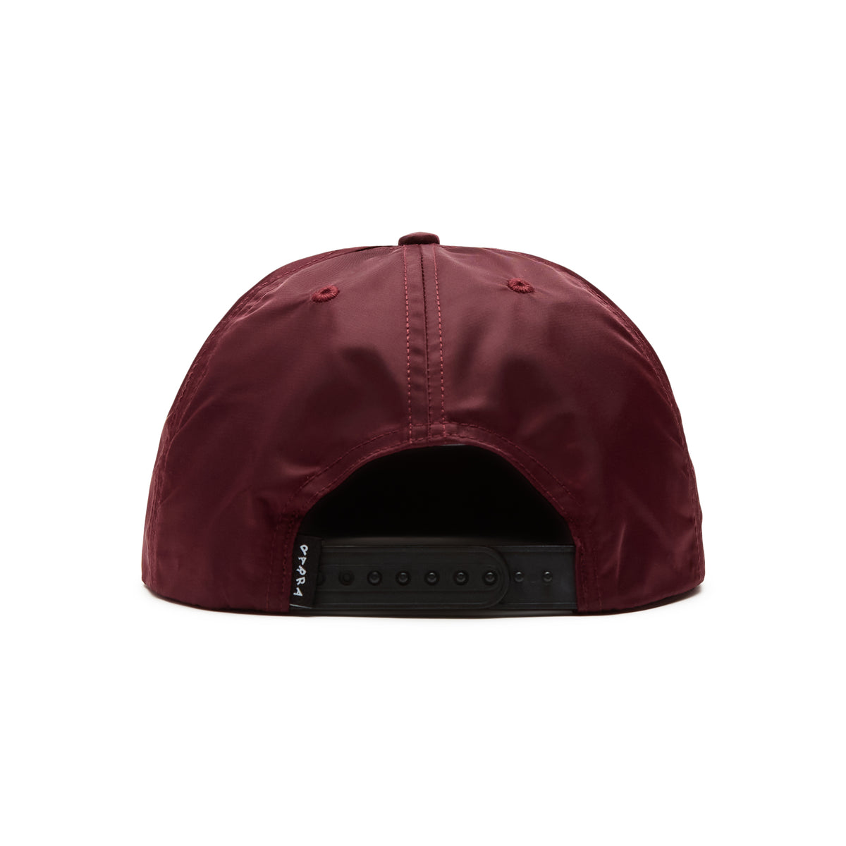 By Parra Distorted 90S Memory 6 Panel Hat (Dark Red)