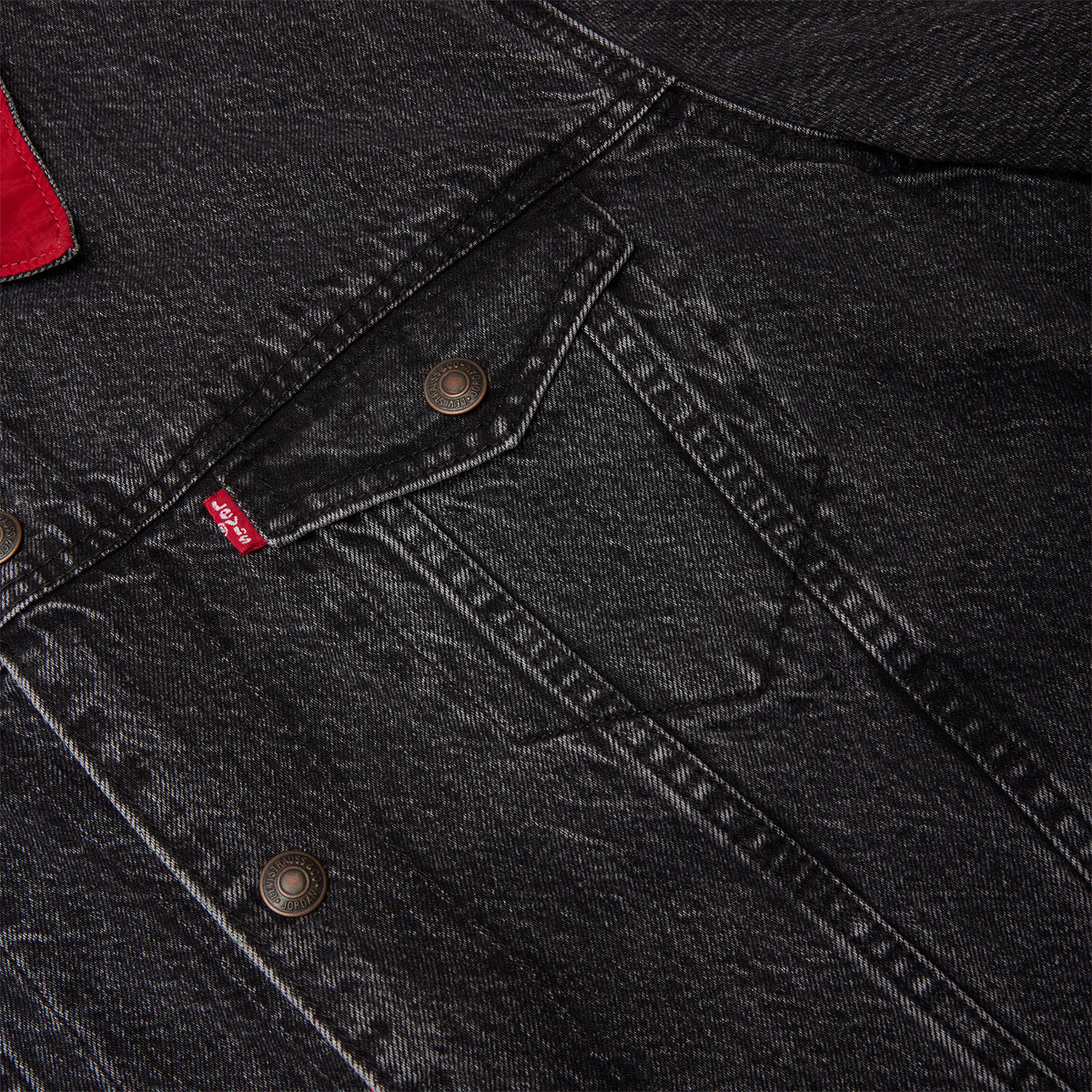Levi's Jordan Reversible Trucker Jacket (Black)