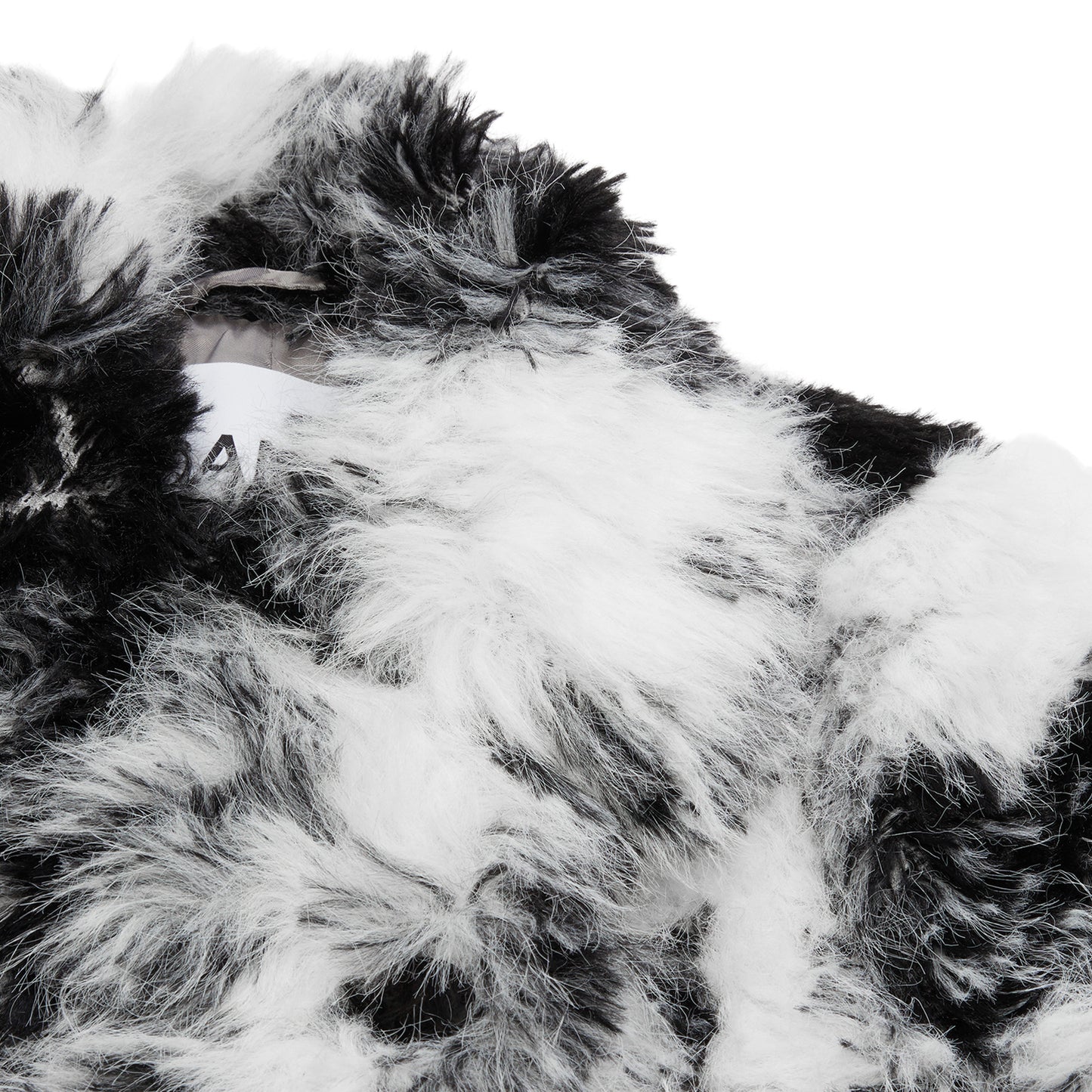 GANNI Faux Fur Coat (Black)