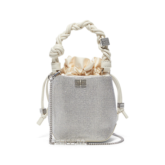 GANNI Mini Bou Bucket Bag (Egret)