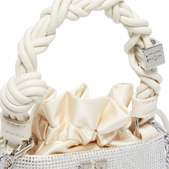 GANNI Mini Bou Bucket Bag (Egret)