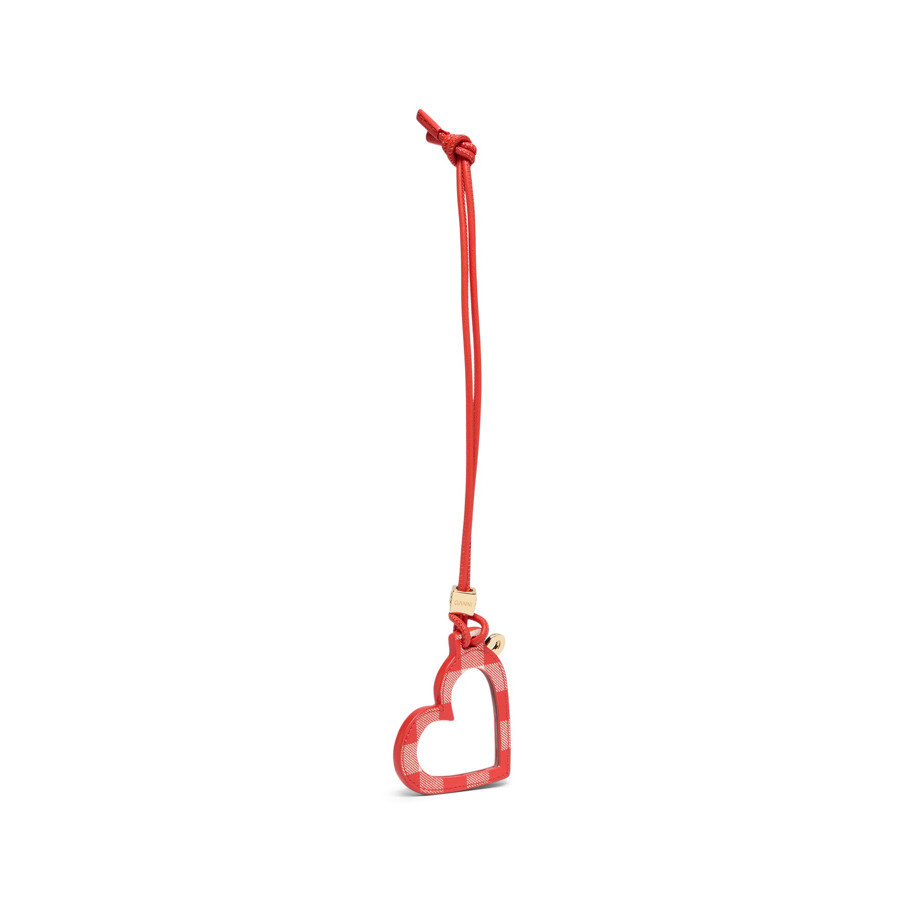 GANNI Bou Heart Mirror (Red Alert)