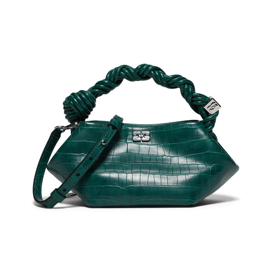 GANNI Bou Bag Mini Croco (Pineneedle)