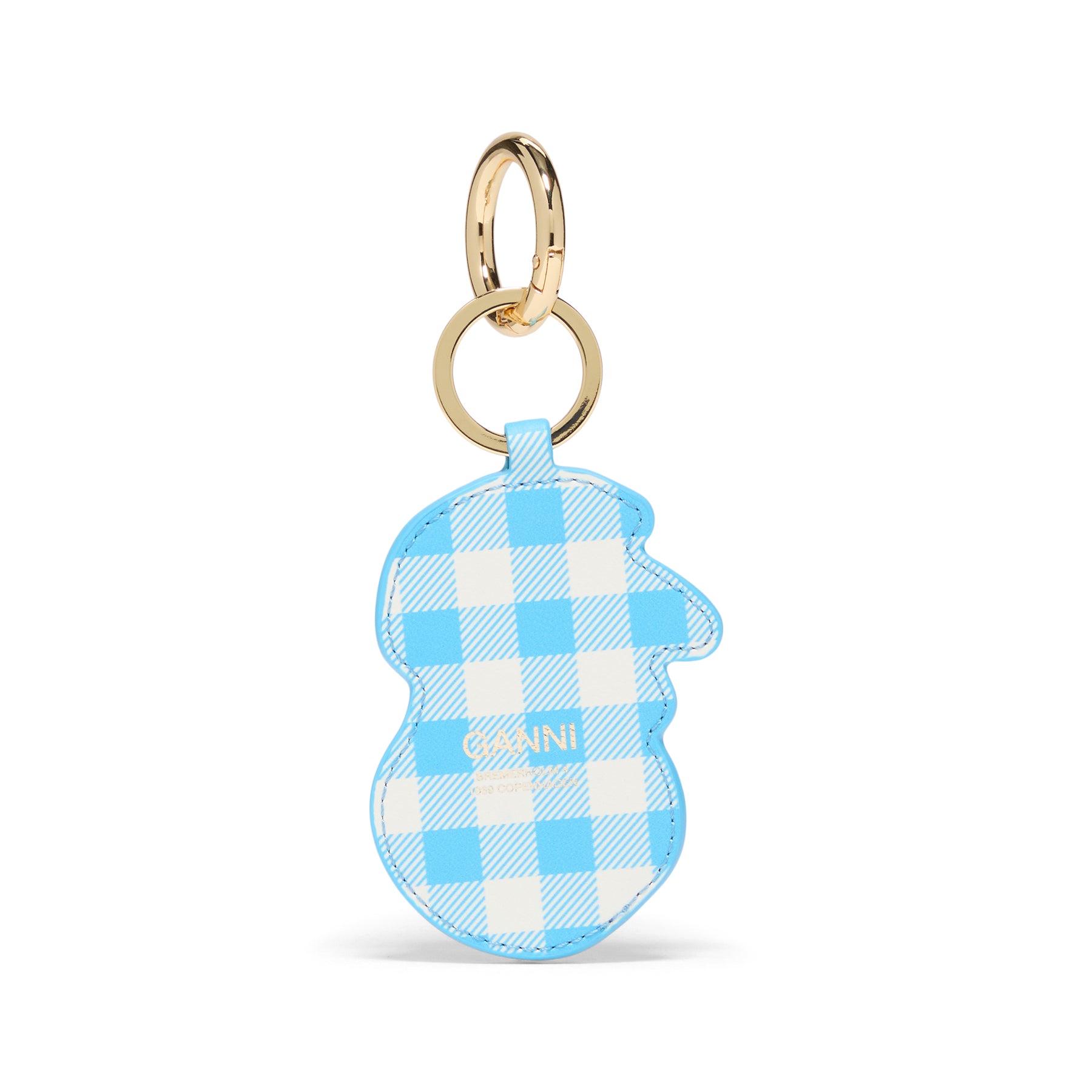 GANNI Apple Keyring (Alaskan Blue)