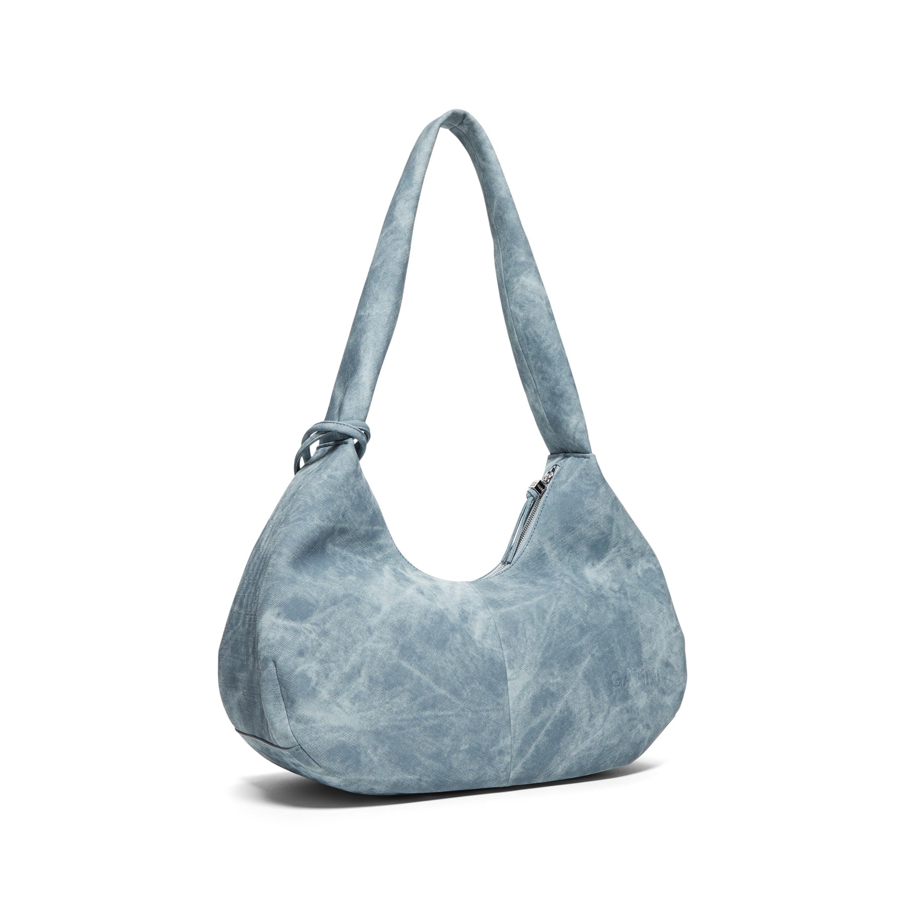 GANNI Bou Bag Hobo Medium Bleached (Celestial Blue)