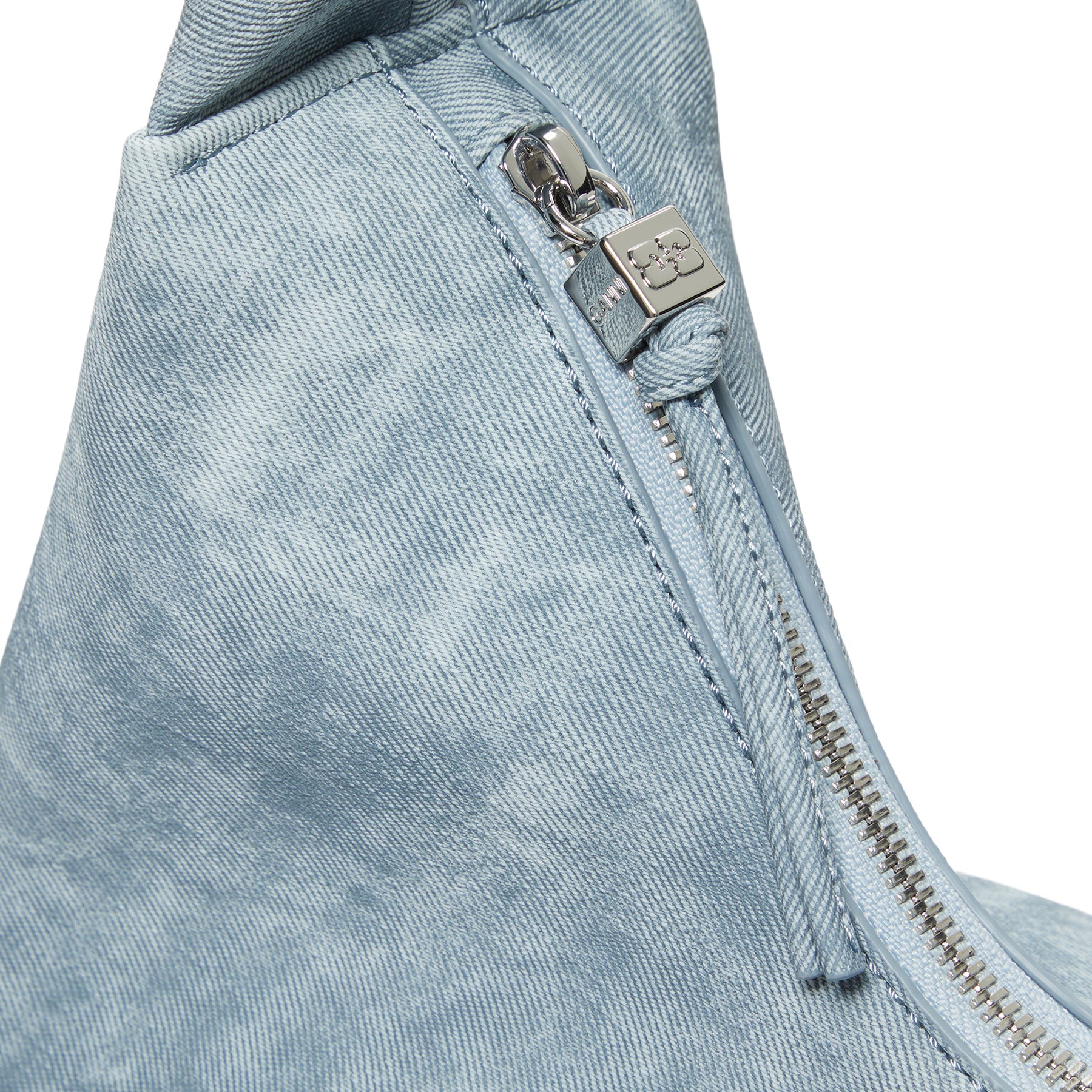 GANNI Bou Bag Hobo Medium Bleached (Celestial Blue)