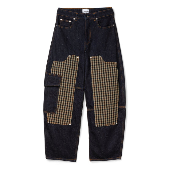 GANNI Neppy Denim Carpenter Jeans (Dark Blue Stone)