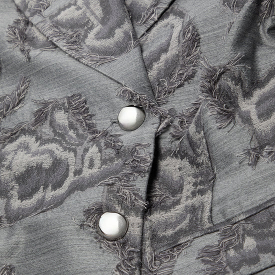 GANNI Fil Coupe Suiting Coat (Mockingbird)